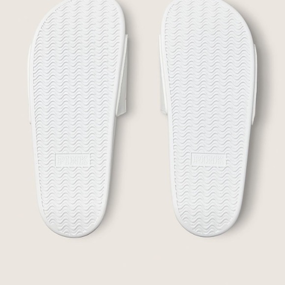 VS Victorias Secret Pink Single Strap Slide Sandal Slipper Flip Flop L 9/10 - Picture 3 of 8